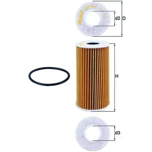 Mahle Yağ Filtresi – OX441D