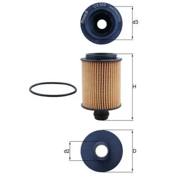 Mahle Yağ Filtresi – OX559D