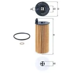 Mahle Yağ Filtresi – OX813/2D / OEM 11428575211