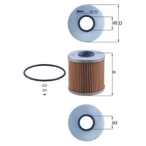 Mahle Yağ Filtresi – OX91D
