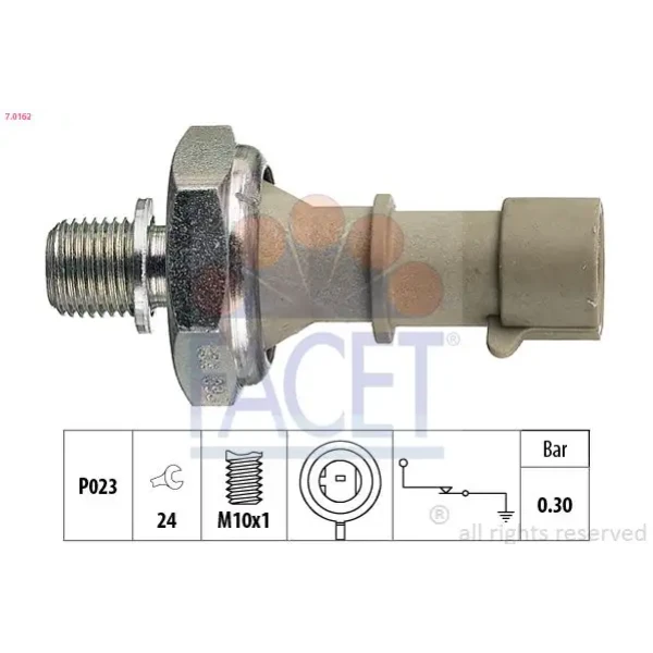 Facet Yağ Müşürü – 7.0162 / OEM 6240261