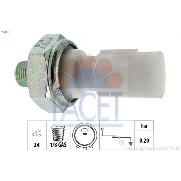 Facet Yağ Müşürü – 7.0182 / OEM 9475002100