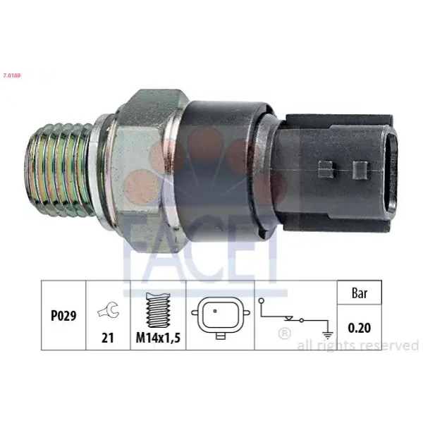 Facet Yağ Müşürü – 7.0189 / OEM 8200670469