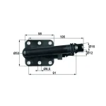 Mahle Yağ Soğutucu Termostatı – TO582 / OEM 17217559962