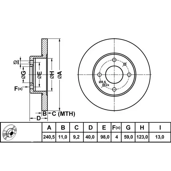 MEHA Yakıt Borusu – MH50105 / OEM 8200312655