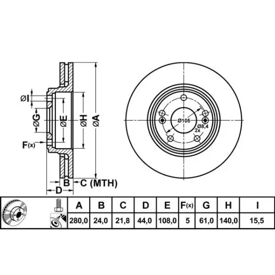 MEHA Yakıt Borusu – MH50185 / OEM WIN0500245 ürün görseli