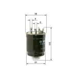 Bosch Yakıt Filtresi – 0450906409 / OEM 6K0127401G