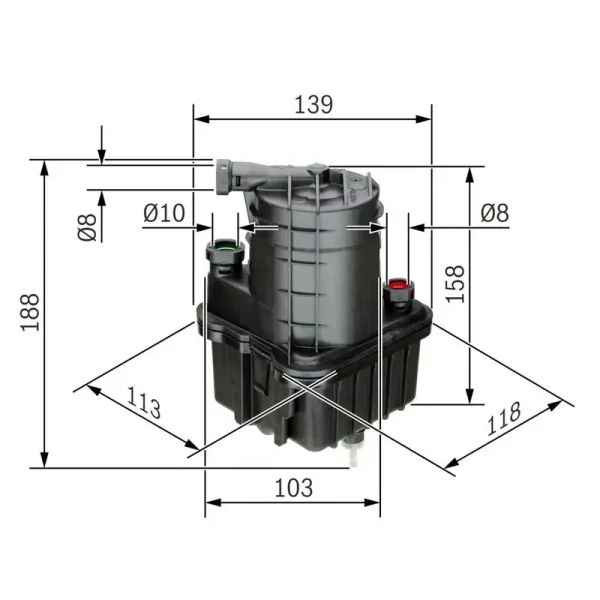 Bosch Yakıt Filtresi – 0450907015