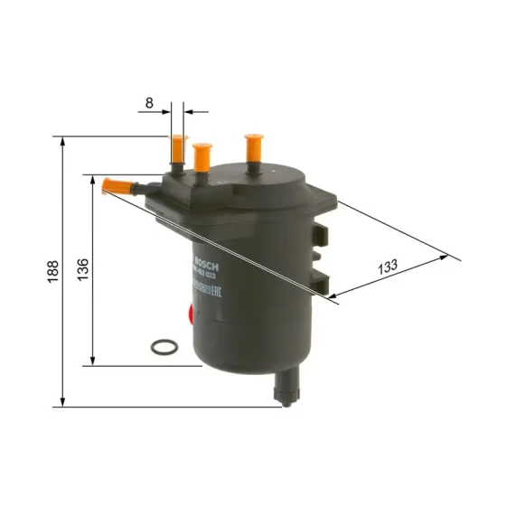 Bosch Yakıt Filtresi – 09864B2023 ürün görseli