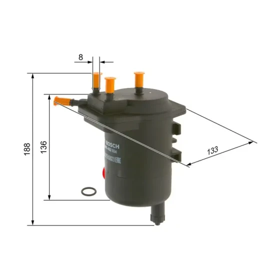 Bosch Yakıt Filtresi – 09864B2024 ürün görseli