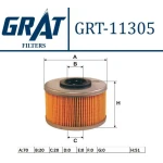 GRAT Yakıt Filtresi – 11305 / OEM 7701043620