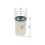 Bosch Yakıt Filtresi – 1457434106