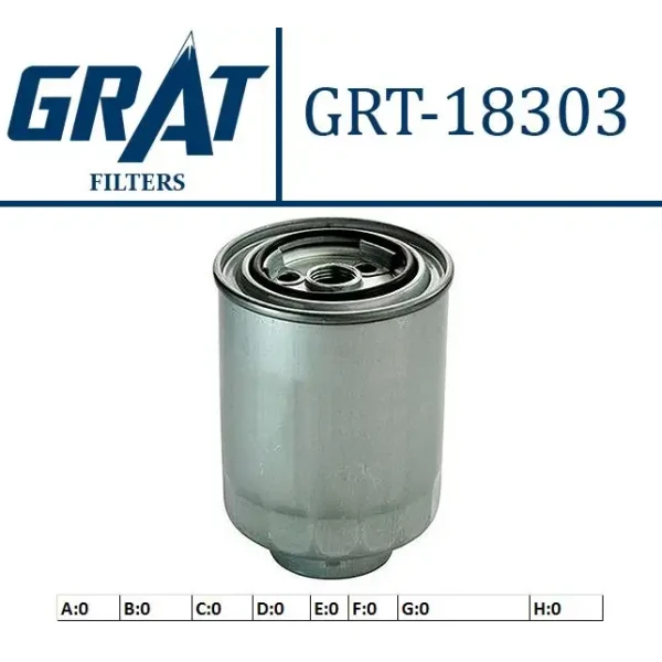GRAT Yakıt Filtresi – 18303 / OEM 2330364010