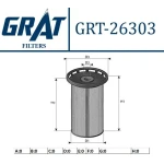 GRAT Yakıt Filtresi – 26303 / OEM 7N0127177