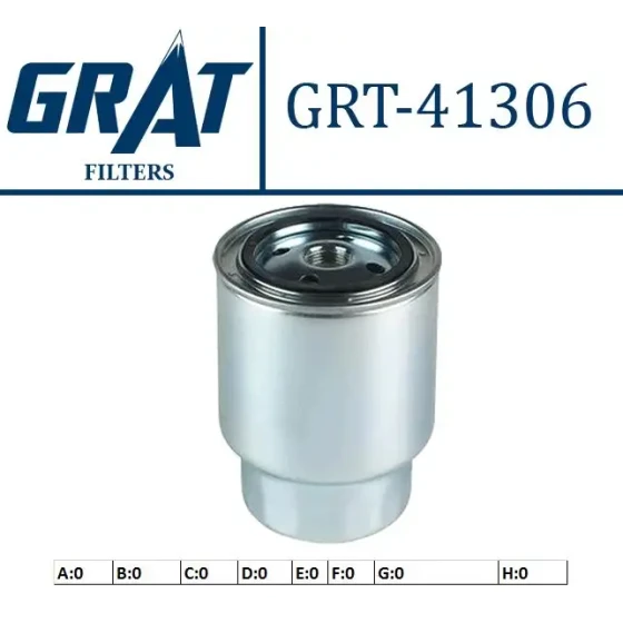 GRAT Yakıt Filtresi – 41306 / OEM 164037F400 ürün görseli