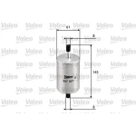 Valeo Yakıt Filtresi – 587001