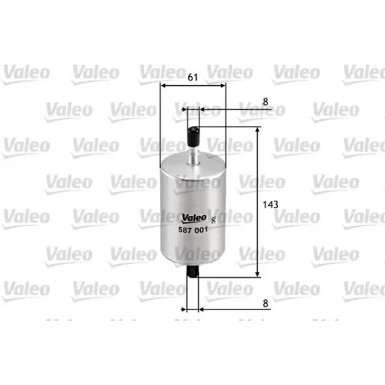 Valeo Yakıt Filtresi – 587001 ürün görseli
