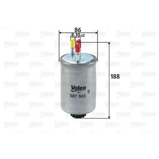 Valeo Yakıt Filtresi – 587503 ürün görseli