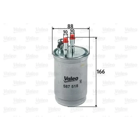 Valeo Yakıt Filtresi – 587518 ürün görseli