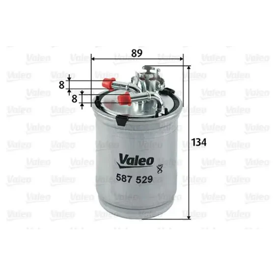 Valeo Yakıt Filtresi – 587529 / OEM 6Q0127400H ürün görseli