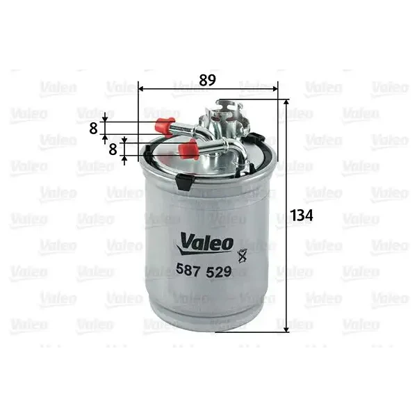 Valeo Yakıt Filtresi – 587529 / OEM 6Q0127400H