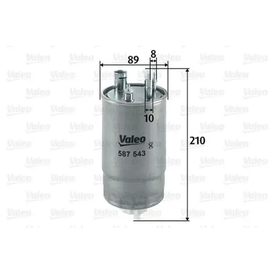Valeo Yakıt Filtresi – 587543 ürün görseli