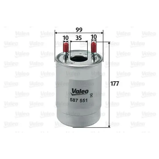 Valeo Yakıt Filtresi – 587551 ürün görseli