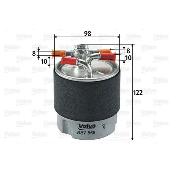 Valeo Yakıt Filtresi – 587566 ürün görseli