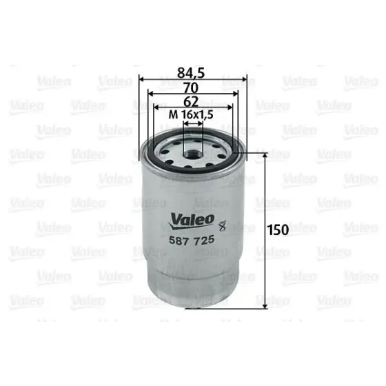 Valeo Yakıt Filtresi – 587725 ürün görseli