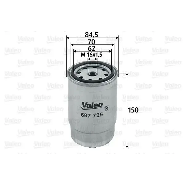 Valeo Yakıt Filtresi – 587725