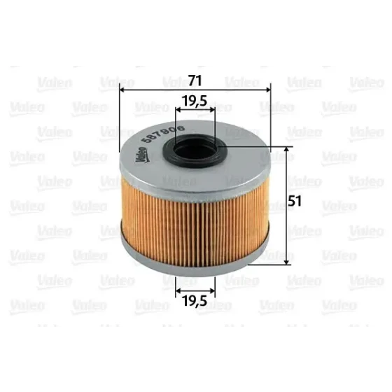 Valeo Yakıt Filtresi – 587906 ürün görseli