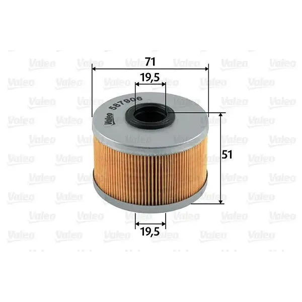 Valeo Yakıt Filtresi – 587906