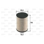 Valeo Yakıt Filtresi – 587919 / OEM 1K0127434B