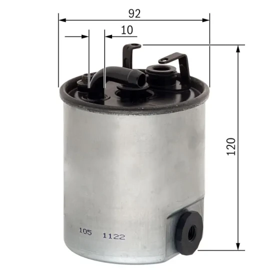Bosch Yakıt Filtresi – F026402044 / OEM A6110920101 ürün görseli