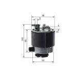 Bosch Yakıt Filtresi – F026402126