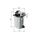 Bosch Yakıt Filtresi – F026402288 / OEM 164004EA2B