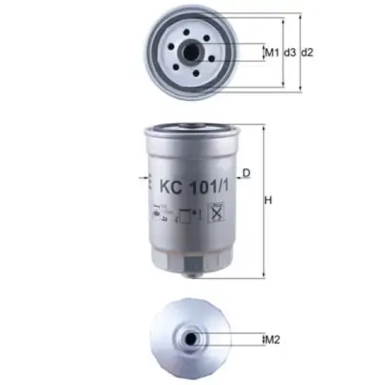 Mahle Yakıt Filtresi – KC101/1 ürün görseli