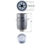 Mahle Yakıt Filtresi – KC140