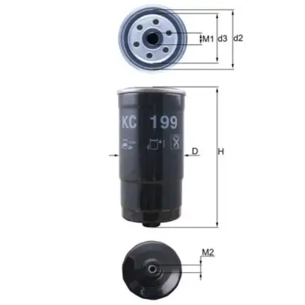 Mahle Yakıt Filtresi – KC199