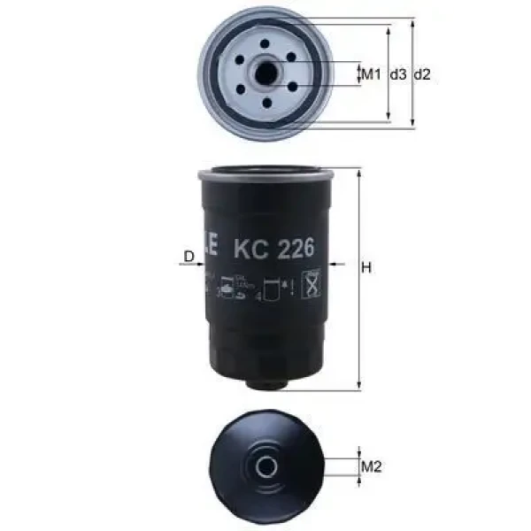 Mahle Yakıt Filtresi – KC226