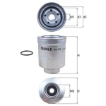Mahle Yakıt Filtresi – KC389D / OEM 2339026160