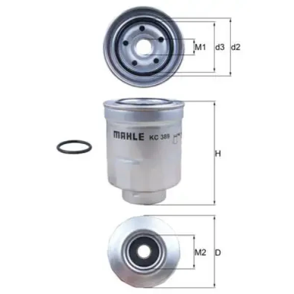 Mahle Yakıt Filtresi – KC389D / OEM 2339026160