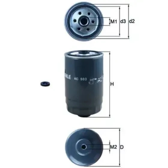 Mahle Yakıt Filtresi – KC503D / OEM 319703Z950 ürün görseli