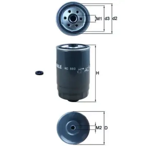 Mahle Yakıt Filtresi – KC503D / OEM 319703Z950