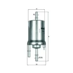 Mahle Yakıt Filtresi – KL156/1 / OEM 6Q0201051H