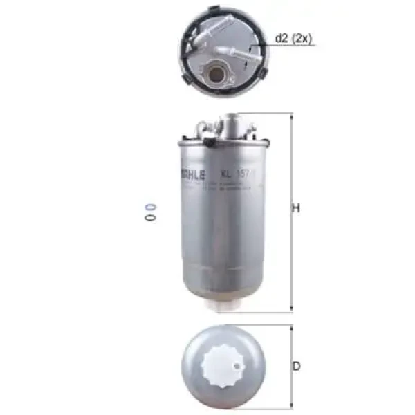Mahle Yakıt Filtresi – KL157/1D