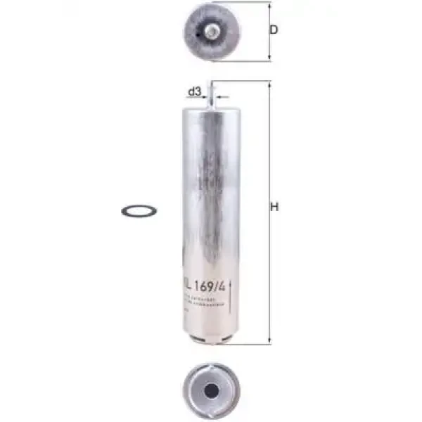 Mahle Yakıt Filtresi – KL169/4D