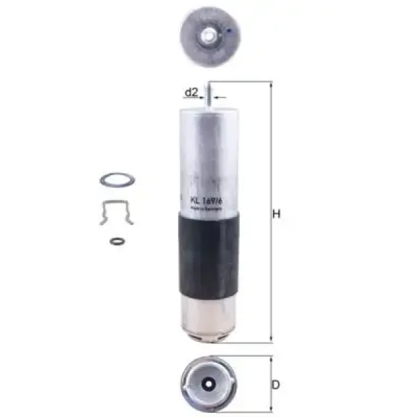 Mahle Yakıt Filtresi – KL169/6D