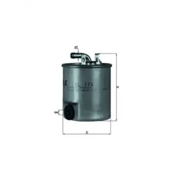 Mahle Yakıt Filtresi – KL174 / OEM A6110920101 ürün görseli
