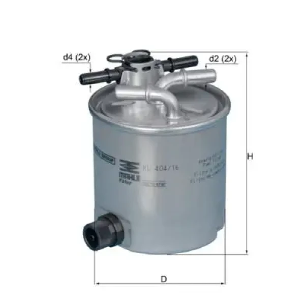Mahle Yakıt Filtresi – KL404/16